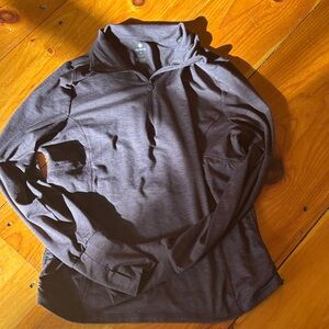 Apana Quarter Zip Pullover Thumb Hole Long Sleeve Size M